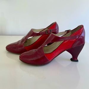 Fluevog Red Corey Heels